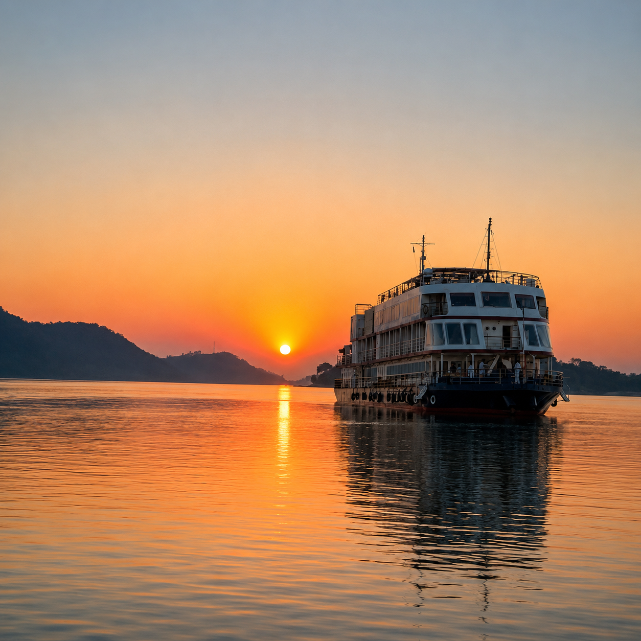 Sunset Cruise on the Brahmaputra